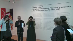 Passat inquiet. Narratives i fantasmes de l'Exposició internacional d'art en solidaritat amb Palestina, 1978 [Enregistrament audiovisual roda de premsa]