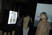 Timelines: transparències en una habitació fosca. Joan Jonas [Reportatge fotogràfic inauguració exposició]