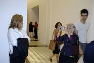 Timelines: transparències en una habitació fosca. Joan Jonas [Reportatge fotogràfic inauguració exposició]