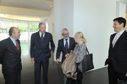 Signatura conveni de col·laboració entre Fundació MACBA i la Fundación AXA [Reportatge fotogràfic acte institucional]