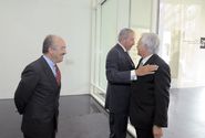 Signatura conveni de col·laboració entre Fundació MACBA i la Fundación AXA [Reportatge fotogràfic acte institucional]