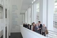 Signatura conveni de col·laboració entre Fundació MACBA i la Fundación AXA [Reportatge fotogràfic acte institucional]