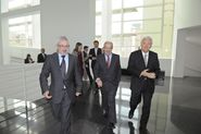 Signatura conveni de col·laboració entre Fundació MACBA i la Fundación AXA [Reportatge fotogràfic acte institucional]