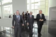 Signatura conveni de col·laboració entre Fundació MACBA i la Fundación AXA [Reportatge fotogràfic acte institucional]