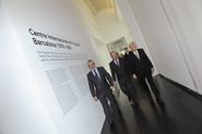 Signatura conveni de col·laboració entre Fundació MACBA i la Fundación AXA [Reportatge fotogràfic acte institucional]