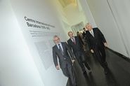 Signatura conveni de col·laboració entre Fundació MACBA i la Fundación AXA [Reportatge fotogràfic acte institucional]