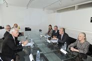 Signatura conveni de col·laboració entre Fundació MACBA i la Fundación AXA [Reportatge fotogràfic acte institucional]