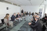 Signatura conveni de col·laboració entre Fundació MACBA i la Fundación AXA [Reportatge fotogràfic acte institucional]