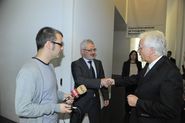 Signatura conveni de col·laboració entre Fundació MACBA i la Fundación AXA [Reportatge fotogràfic acte institucional]