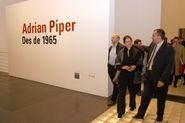 Adrian Piper. Des de 1965 [Reportatge fotogràfic inauguració exposició]