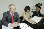 Signatura conveni entre MACBA i Ministeri de Cultura [Reportatge fotogràfic acte institucional]