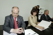 Signatura conveni entre MACBA i Ministeri de Cultura [Reportatge fotogràfic acte institucional]