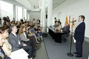 Signatura conveni entre MACBA i Ministeri de Cultura [Reportatge fotogràfic acte institucional]