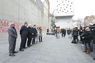 Tots junts podem parar la sida. Mural de Keith Haring [Reportatge fotogràfic acte institucional]