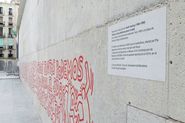 Tots junts podem parar la sida. Mural de Keith Haring [Reportatge fotogràfic acte institucional]