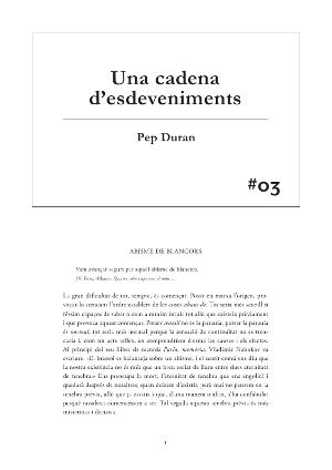 #03 Pep Duran. Una cadena d'esdeveniments [Publicació]