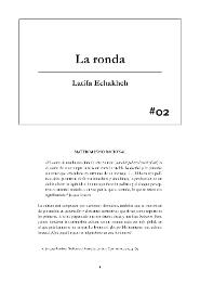 #02 Latifa Echakhch. La ronda [Publicació]