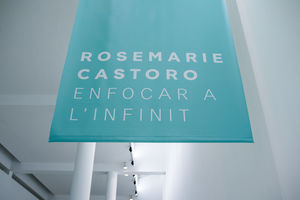 Rosemarie Castoro. Enfocar a l'infinit [Reportatge fotogràfic inauguració exposició]