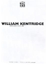 William Kentridge [Dossier de premsa]