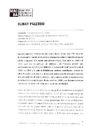 Blinky Palermo [Dossier de premsa]