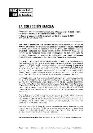 Col·lecció MACBA [Dossier de premsa]