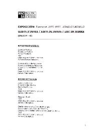 Barcelona, 1978-1997. Manolo Laguillo [Dossier de premsa]