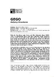 Gego. Desafiant estructures [Dossier de premsa]