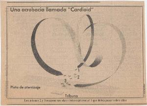 Una acrobacia llamada "Cardioid"