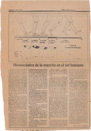 Biomecánica de la marcha en el ser humano / Juan J. Zwart