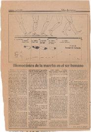 Biomecánica de la marcha en el ser humano / Juan J. Zwart