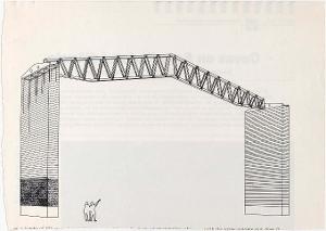 [Un retall de premsa amb un plànol d'una construcció arquitectònica]