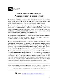 Territoris indefinits. Perspectives sobre el llegat colonial [Dossier de premsa]