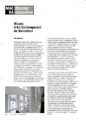 Museu d'Art Contemporani de Barcelona [Contingut educatiu]