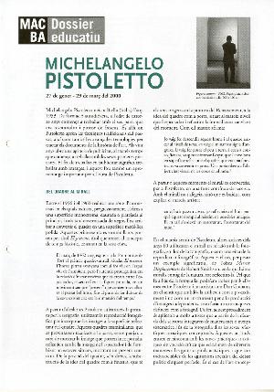 Michelangelo Pistoletto [Contingut educatiu]
