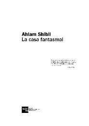 Ahlam Shibli. La casa fantasmal [Text catàleg]