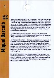 Miquel Barceló, 1987-1997 [Text sales]