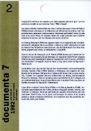 Documenta 7 [Text sales]