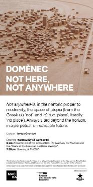 Domènec. Not here, not anywhere [Invitació]