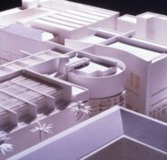 Maqueta avantprojecte edifici MACBA [Reportatge fotogràfic de la construcció de l'edifici MACBA]