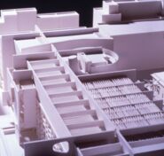 Maqueta avantprojecte edifici MACBA [Reportatge fotogràfic de la construcció de l'edifici MACBA]