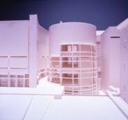 Maqueta avantprojecte edifici MACBA [Reportatge fotogràfic de la construcció de l'edifici MACBA]