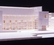 Maqueta avantprojecte edifici MACBA [Reportatge fotogràfic de la construcció de l'edifici MACBA]