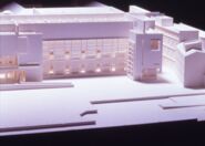 Maqueta avantprojecte edifici MACBA [Reportatge fotogràfic de la construcció de l'edifici MACBA]