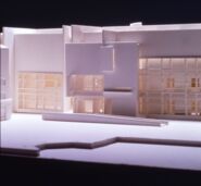 Maqueta avantprojecte edifici MACBA [Reportatge fotogràfic de la construcció de l'edifici MACBA]