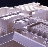 Maqueta avantprojecte edifici MACBA [Reportatge fotogràfic de la construcció de l'edifici MACBA]