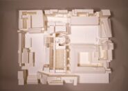 Maqueta avantprojecte edifici MACBA [Reportatge fotogràfic de la construcció de l'edifici MACBA]