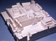 Maqueta avantprojecte edifici MACBA [Reportatge fotogràfic de la construcció de l'edifici MACBA]