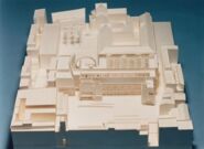 Maqueta avantprojecte edifici MACBA [Reportatge fotogràfic de la construcció de l'edifici MACBA]