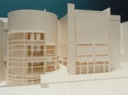 Maqueta avantprojecte edifici MACBA [Reportatge fotogràfic de la construcció de l'edifici MACBA]