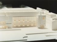 Maqueta avantprojecte edifici MACBA [Reportatge fotogràfic de la construcció de l'edifici MACBA]